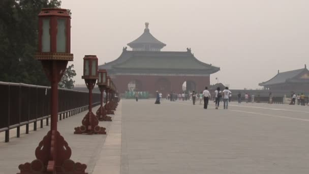 Temple of Heaven in Beijing China — Stock videók